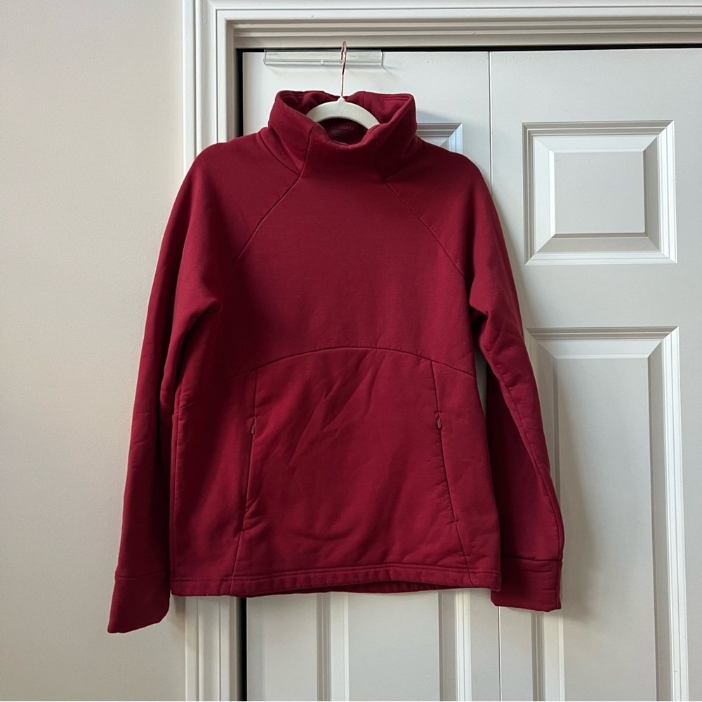 Athleta Altitude Polartec Funnel Neck Sweatshirt women’s size medium